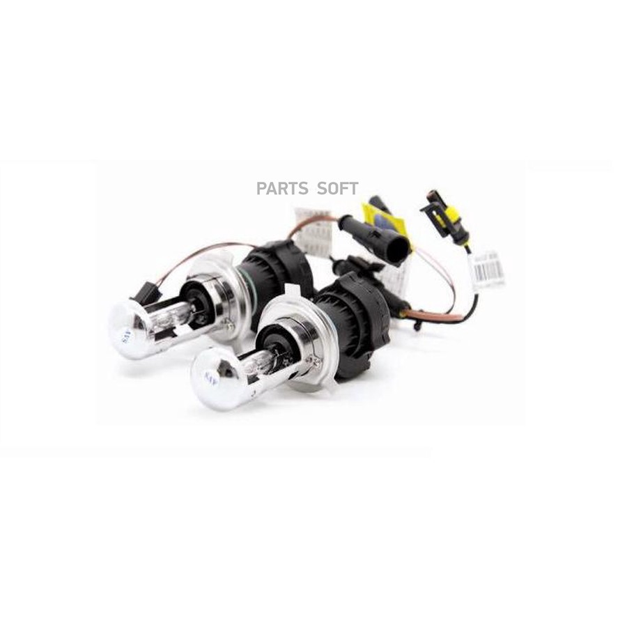 Лампа би-ксеноновая H4 12V 5000K "AVS" (+ комплект проводов KET) (2 шт.) - AVS None None